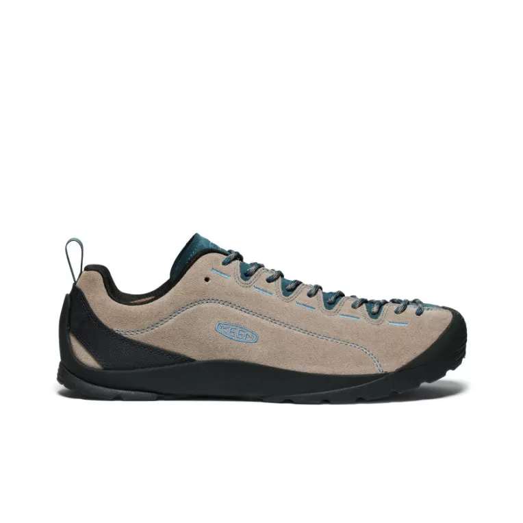KEEN Leather | Shoes | Men's Jasper Suede Sneakers   |  Brindle/Orion Blue