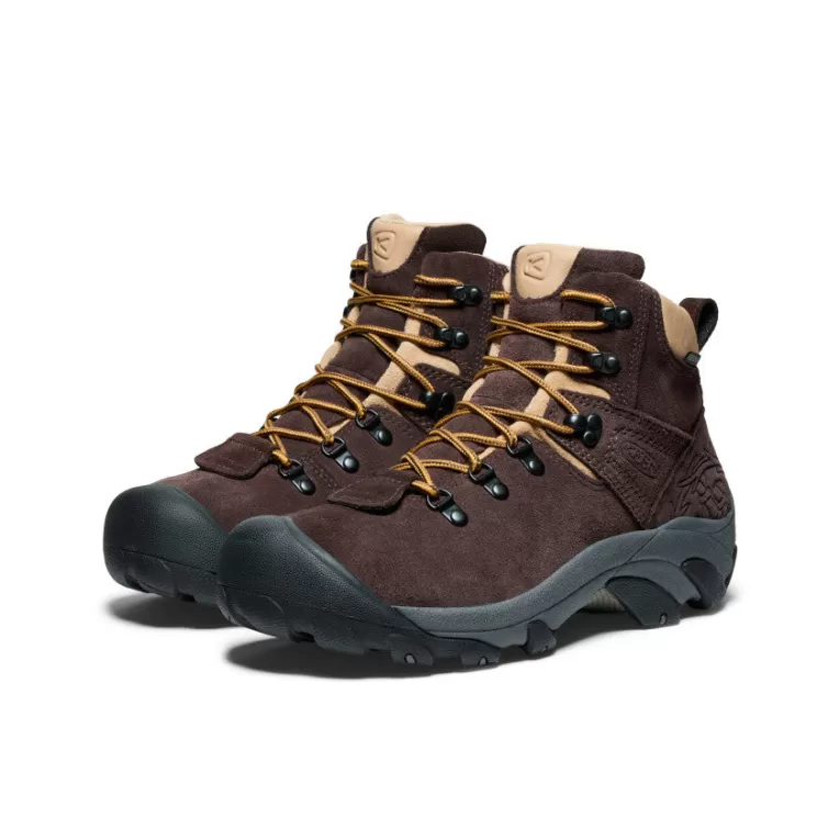 KEEN Leather | Boots | Men's Pyrenees Waterproof Hiking Boot x Mountain Research   |  Mountain Research Brown