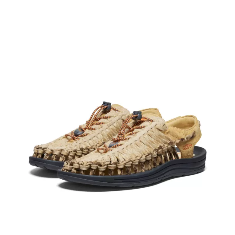 KEEN Sandals | Men's UNEEK Flat Cord Sneaker x SNS   |  New Wheat/Reed Yellow