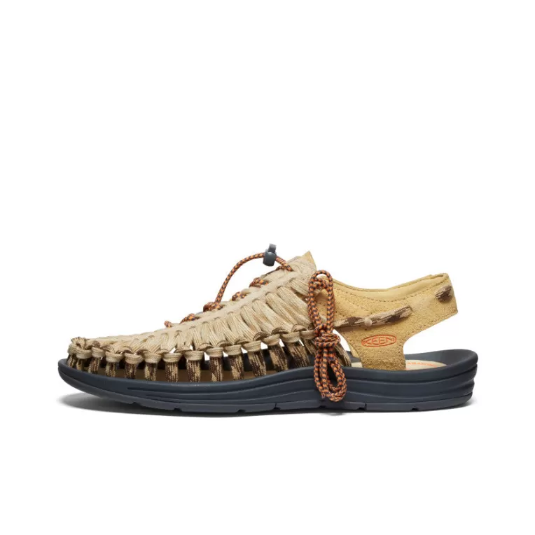 KEEN Sandals | Men's UNEEK Flat Cord Sneaker x SNS   |  New Wheat/Reed Yellow