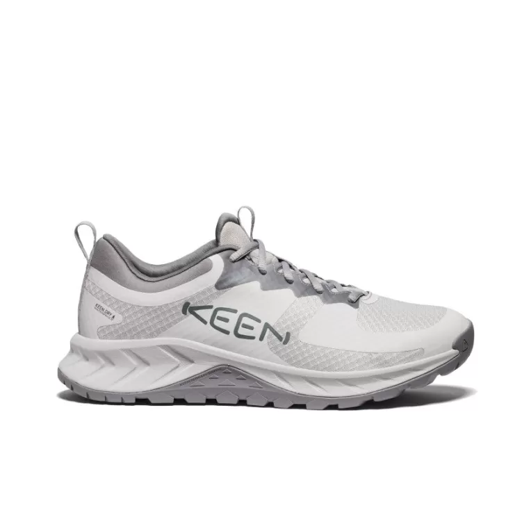 KEEN Shoes | Men's Versacore Waterproof Shoe   |  Silver Lining/Scarlet Ibis