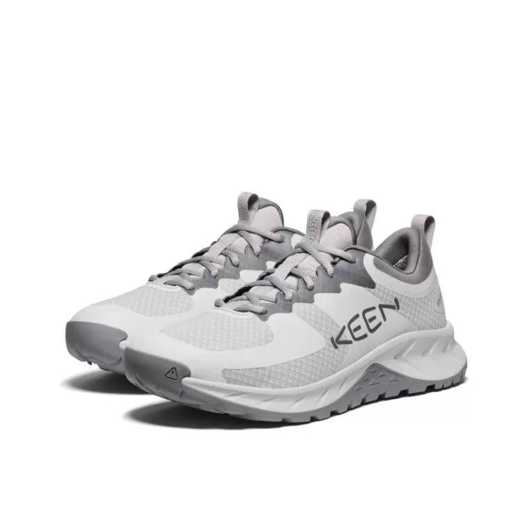 KEEN Shoes | Men's Versacore Waterproof Shoe   |  Silver Lining/Scarlet Ibis