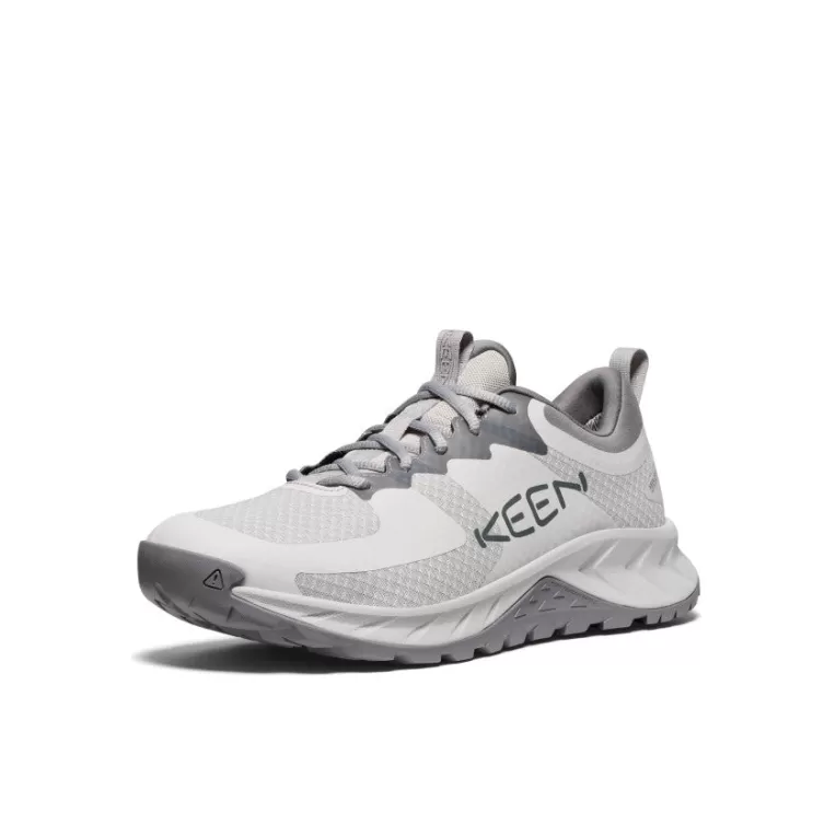 KEEN Shoes | Men's Versacore Waterproof Shoe   |  Silver Lining/Scarlet Ibis