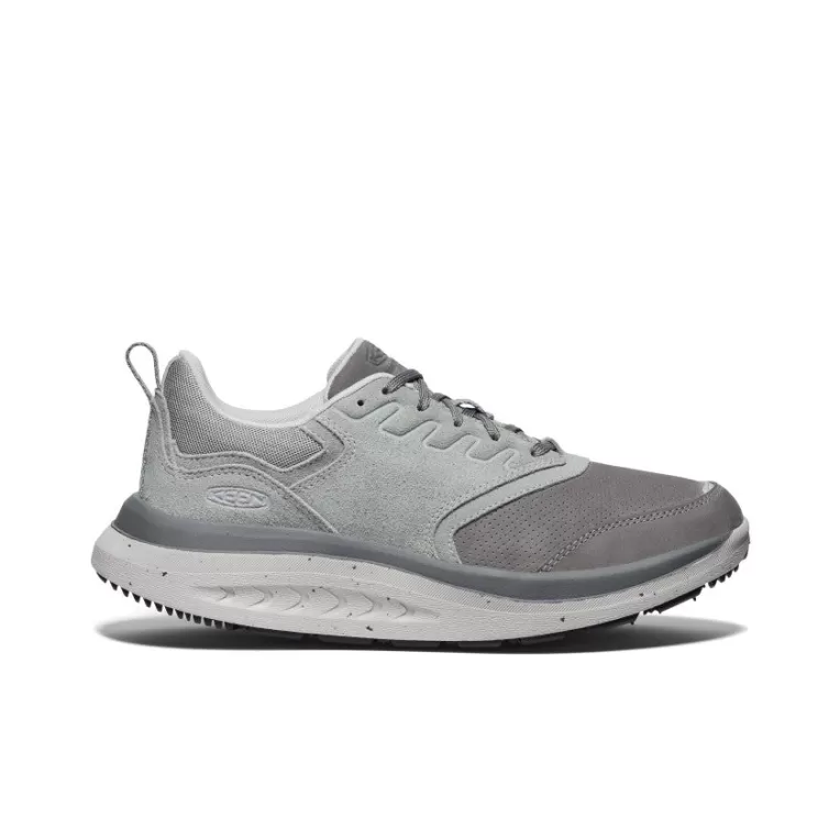 KEEN Leather | Shoes | Men's WK400 Leather Walking Shoe x Engineered Garments   |  Alloy/Steel Grey