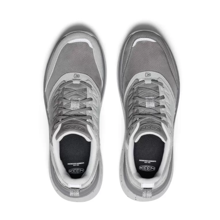 KEEN Leather | Shoes | Men's WK400 Leather Walking Shoe x Engineered Garments   |  Alloy/Steel Grey