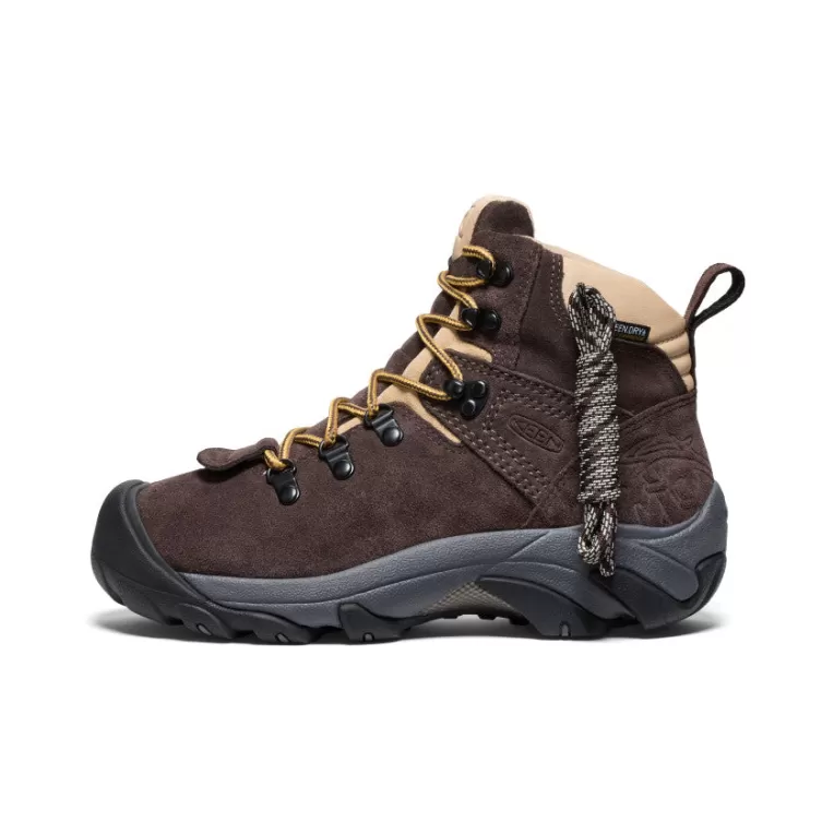 Women KEEN Leather | Boots | Women's Pyrenees Waterproof Hiking Boot x Mountain Research   |  Mountain Research Brown