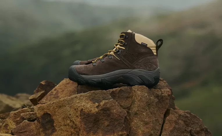 Women KEEN Leather | Boots | Women's Pyrenees Waterproof Hiking Boot x Mountain Research   |  Mountain Research Brown